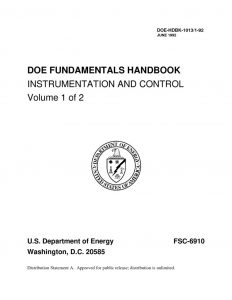 thumbnail of DOE Instrumentation and Control Vol 1 of 2