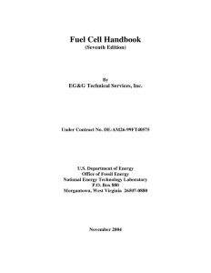 thumbnail of Fuel Cell Handbook 2004