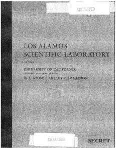 thumbnail of LA-1289 A Study of an Accidental Radiation Burst