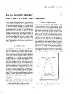 thumbnail of Reactor Excursion Behavior 1965