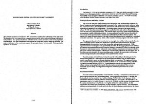 thumbnail of Reflections on the 1978 ICPP Criticality Accident1999