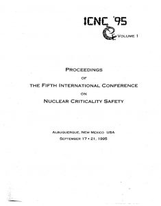 thumbnail of RFNC-VNIITF Short Historical Sketch of Cri tical Mass Measurements In Proc of the Fifth International Conference on Nuclear Criticality Safety September 17-21 1995 pp P-31- P-36 1995